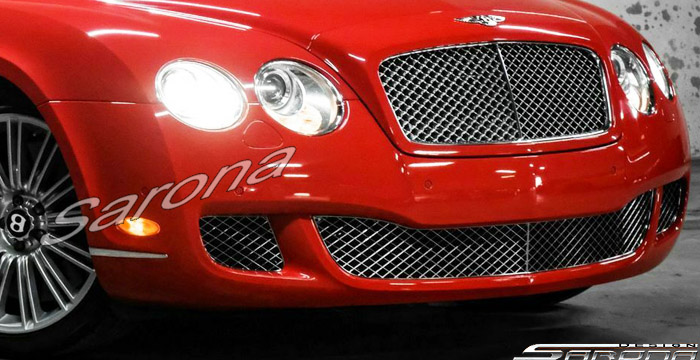 Custom Bentley GTC  Convertible Front Bumper (2005 - 2011) - $1890.00 (Part #BT-041-FB)